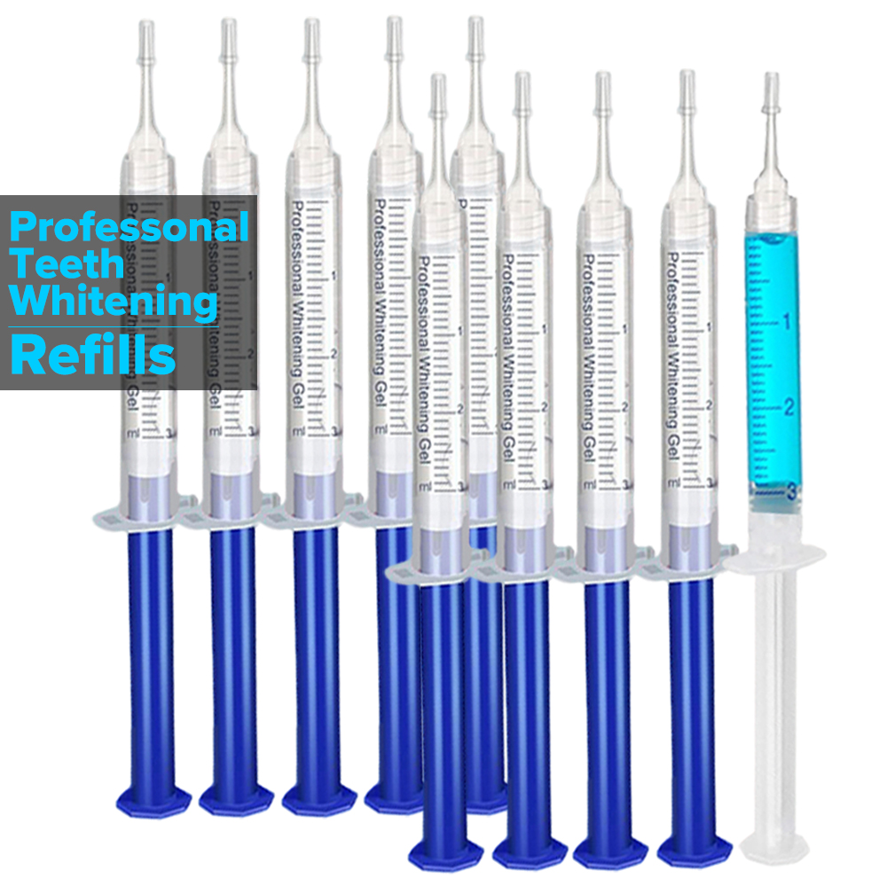 Teeth Whitening Near Me - เจลฟอกสีฟันแบบเติม หลอดฉีดยาเจลฟอกสีฟัน สำหรับถาดใสแบบอินวิสไลน์ เกรดสำหรับทันตกรรม ชุดฟอกสีฟันขาว