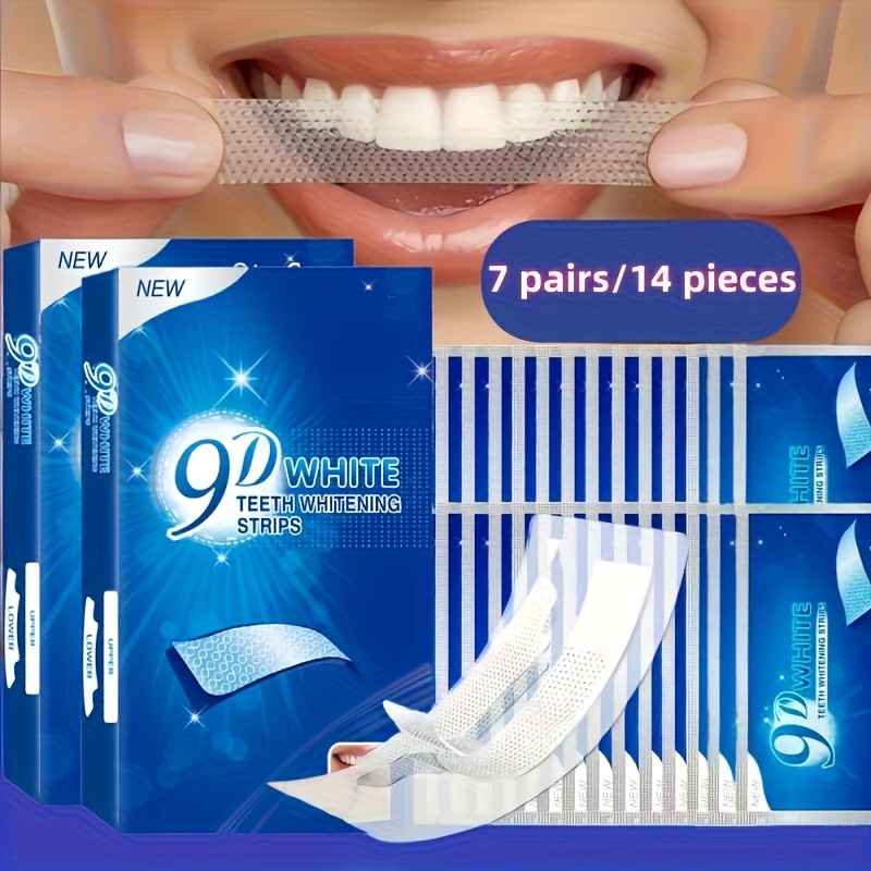 Teeth Whitening Near Me - 1 กล่อง (14 ชิ้น) เจลฟอกสีฟัน 9D