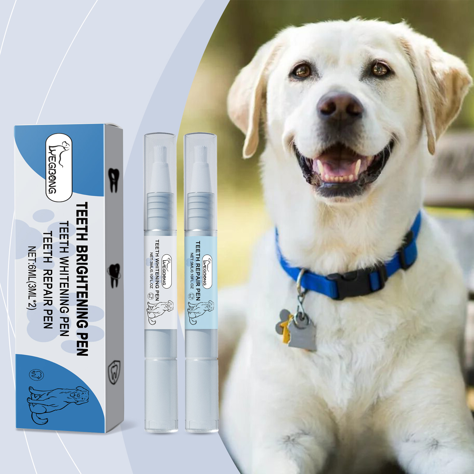 ชุดปากกาฟอกฟันขาวสำหรับสุนัขแล - Teeth Whitening Pens บทวิจารณ์และราคา
