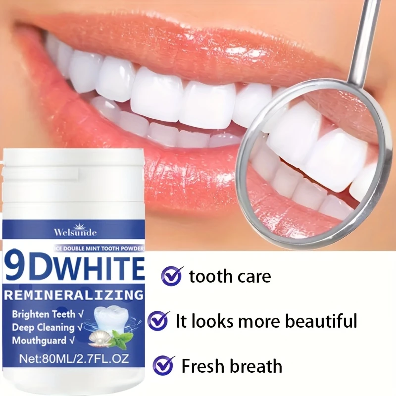 ผงฟันขาว 9D ไวท์ รีมิเนอรัลไลซ - Teeth Whitening Near Me บทวิจารณ์และราคา